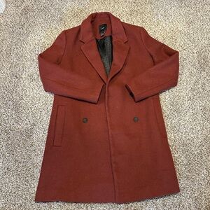 Burgundy burnt orange forever 21 size small peacoat